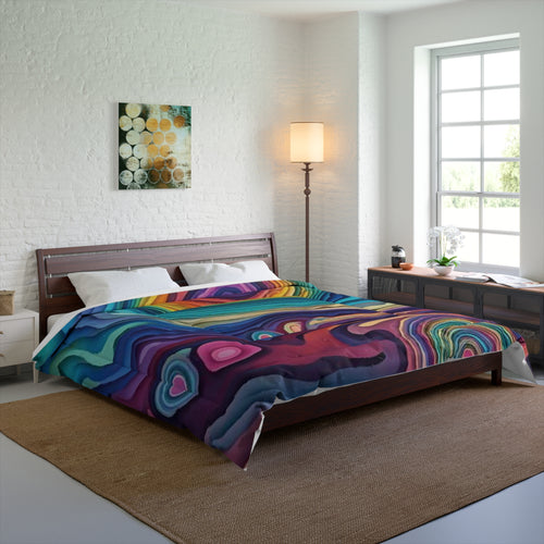 Colorful Comforter design stacked