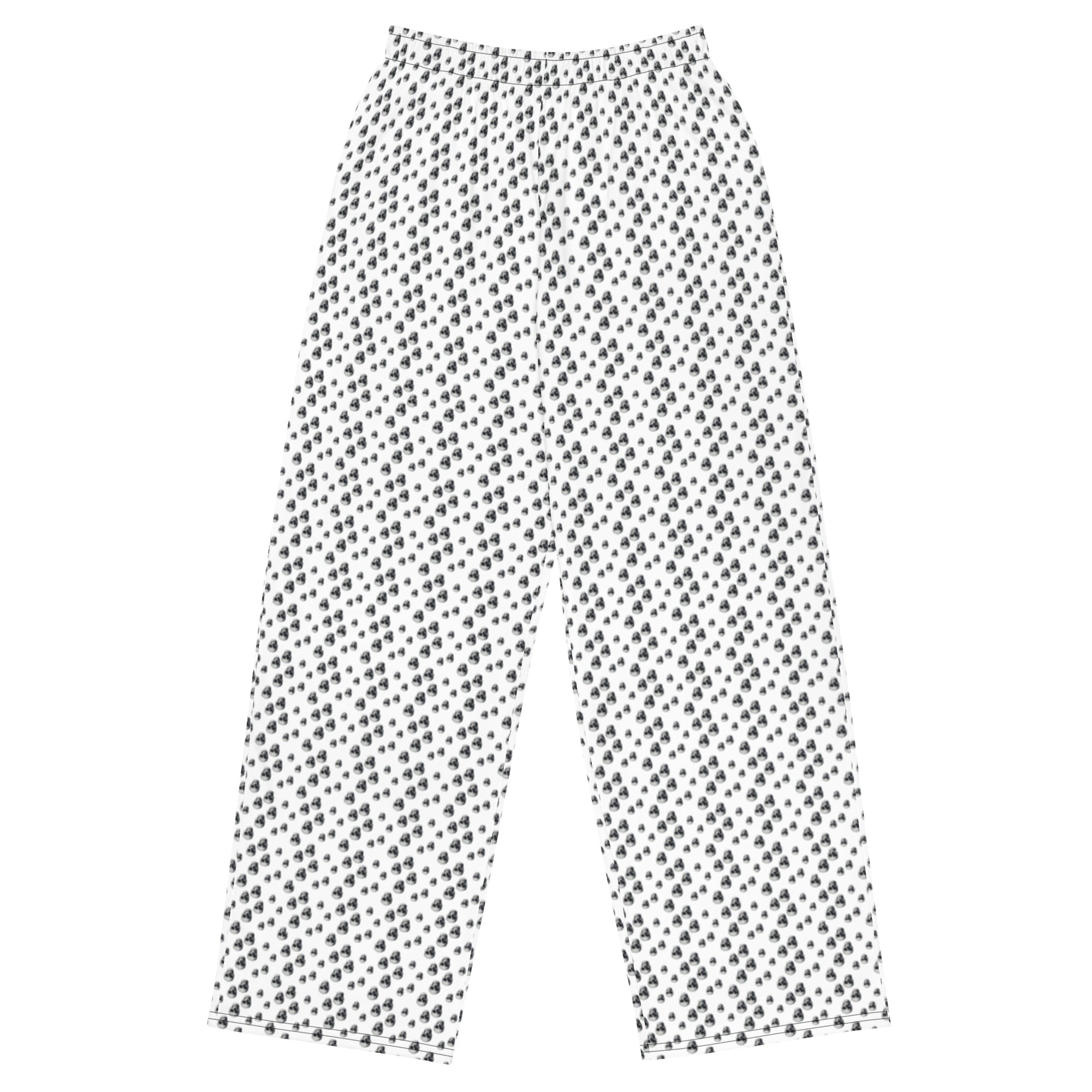 All - over print unisex wide - leg pants - CTDSF