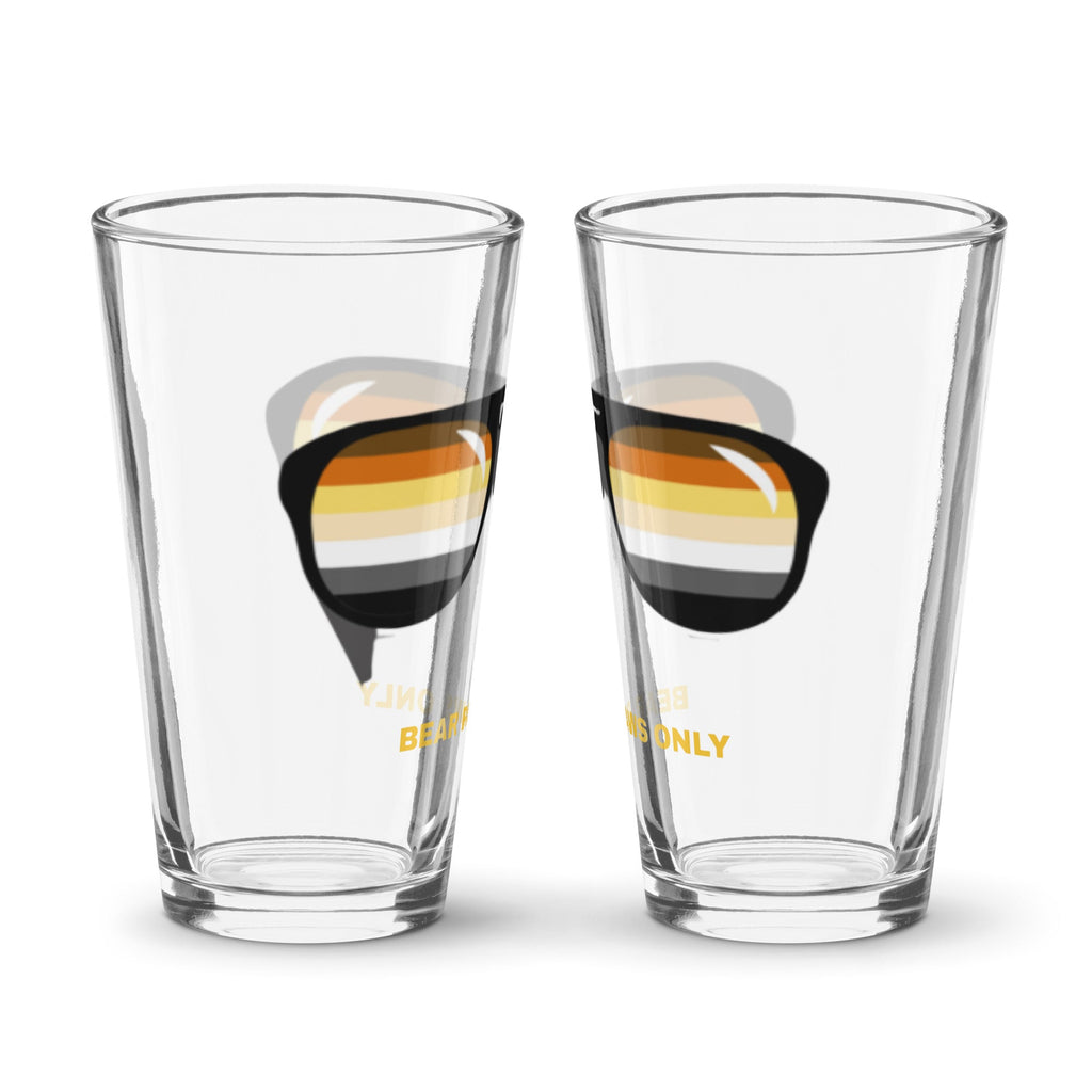 Bear Stunnas "Bear Paws Only" Shaker pint glass - CTDSF