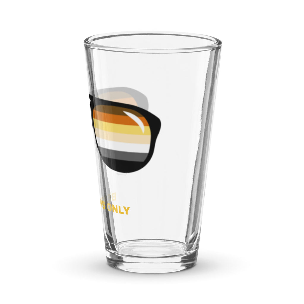 Bear Stunnas "Bear Paws Only" Shaker pint glass - CTDSF