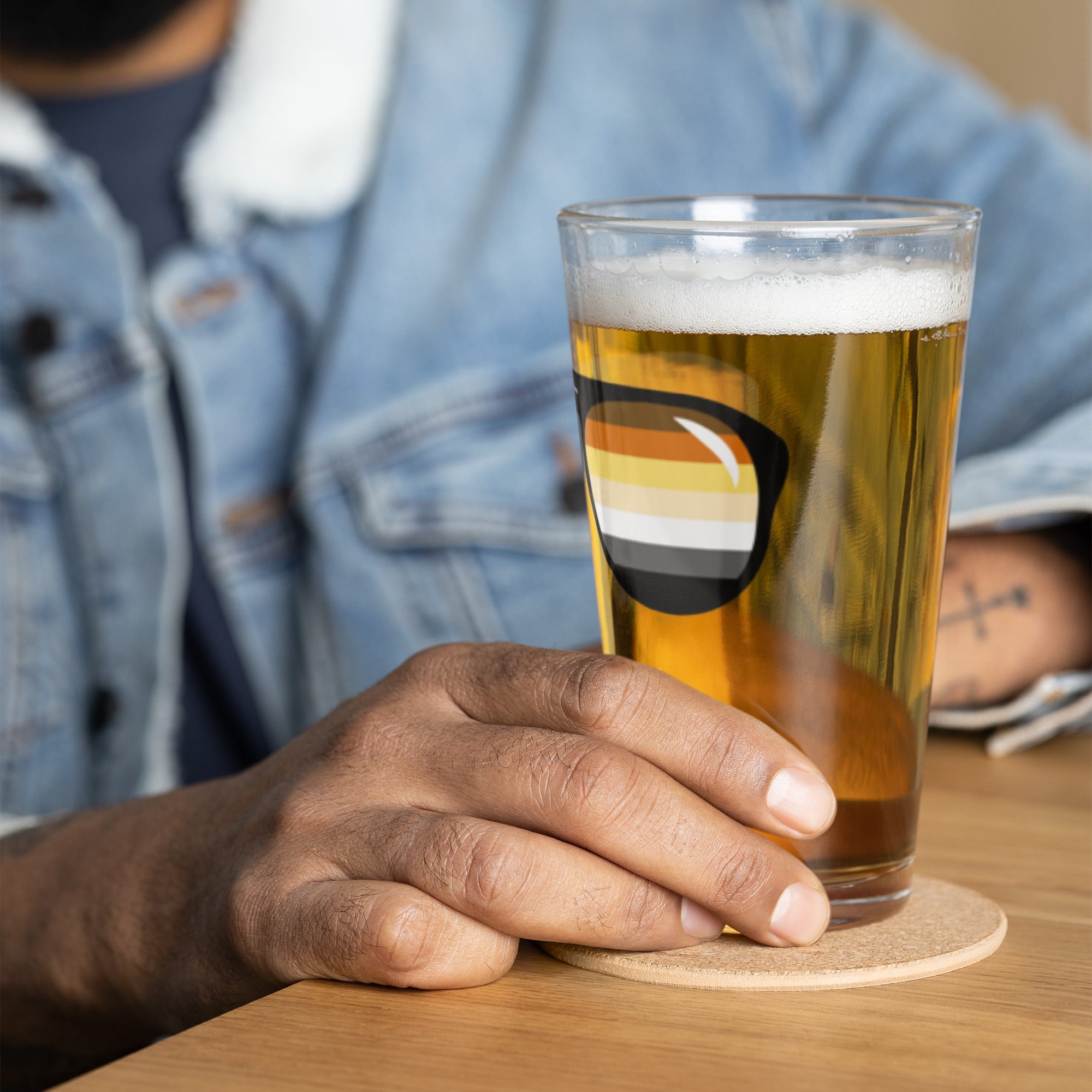 Bear Stunnas "Bear Paws Only" Shaker pint glass - CTDSF