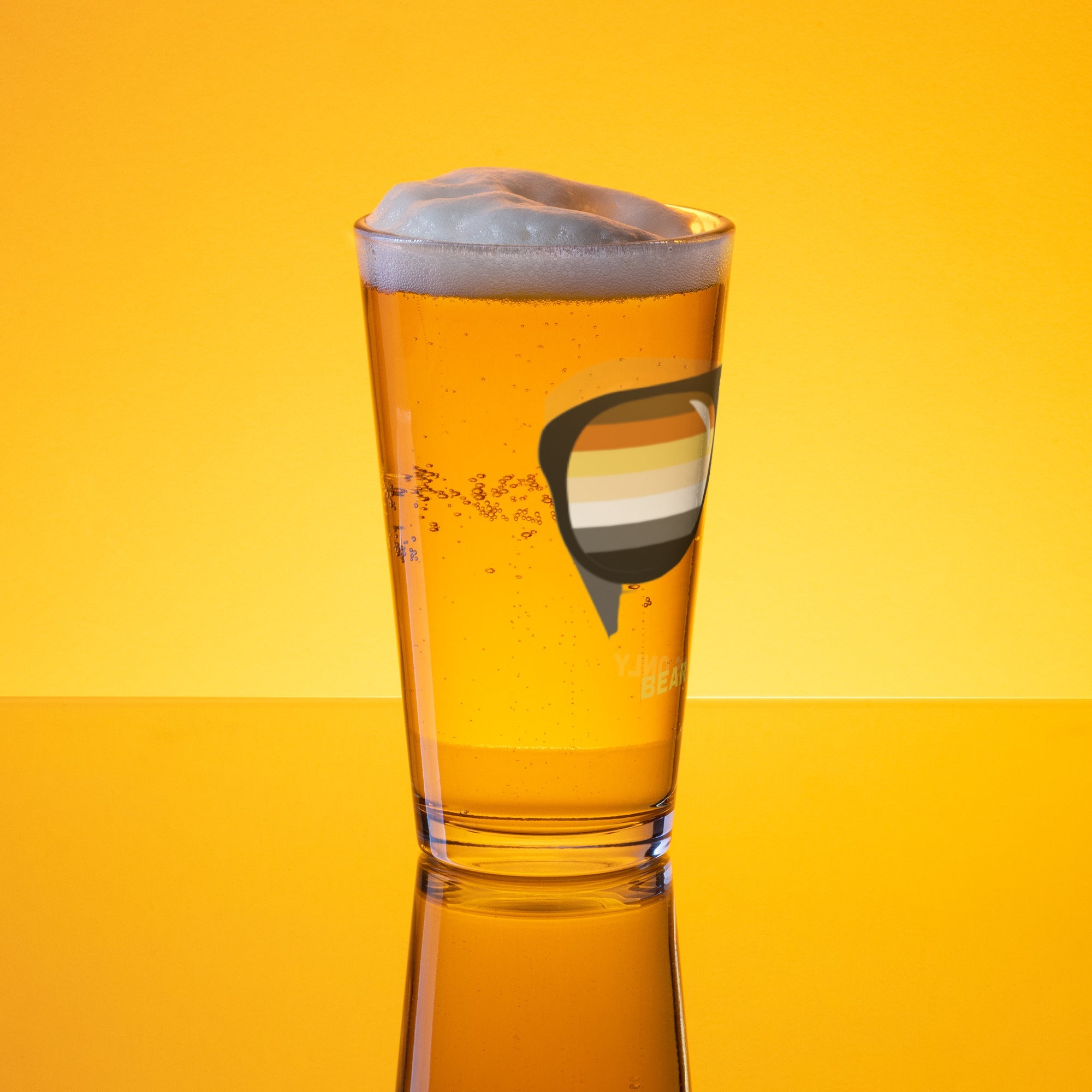 Bear Stunnas "Bear Paws Only" Shaker pint glass - CTDSF