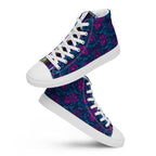 Dark Wardrobe Society Floral Men’s high top Limited run Shoes - CTDSF