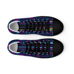 Dark Wardrobe Society Floral Men’s high top Limited run Shoes - CTDSF