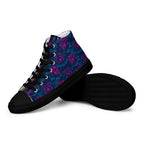 Dark Wardrobe Society Floral Men’s high top Limited run Shoes - CTDSF