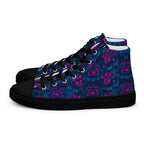 Dark Wardrobe Society Floral Men’s high top Limited run Shoes - CTDSF