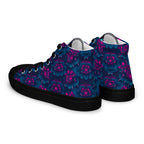 Dark Wardrobe Society Floral Men’s high top Limited run Shoes - CTDSF