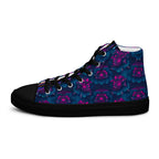 Dark Wardrobe Society Floral Men’s high top Limited run Shoes - CTDSF