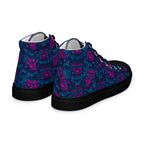 Dark Wardrobe Society Floral Men’s high top Limited run Shoes - CTDSF