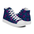 Dark Wardrobe Society Floral Men’s high top Limited run Shoes - CTDSF