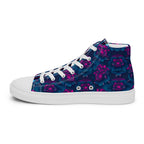 Dark Wardrobe Society Floral Men’s high top Limited run Shoes - CTDSF