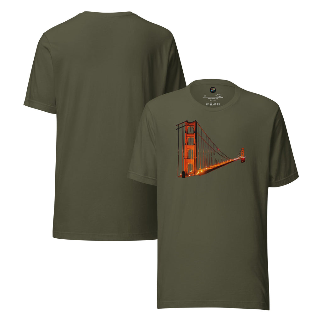 Golden Gate Bridge Unisex t-shirt - CTDSF