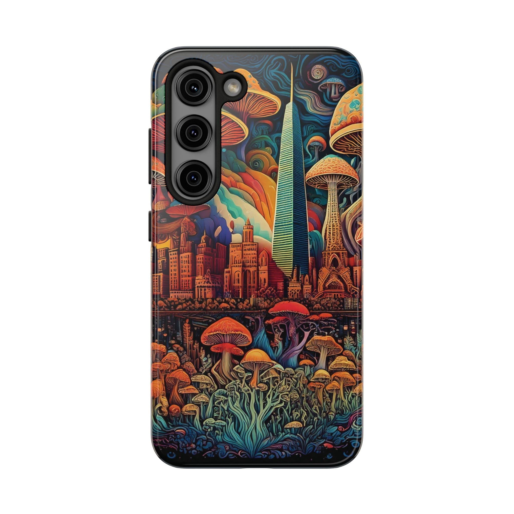 Phone Cases - Mushroom City Growth Design - CTDSF