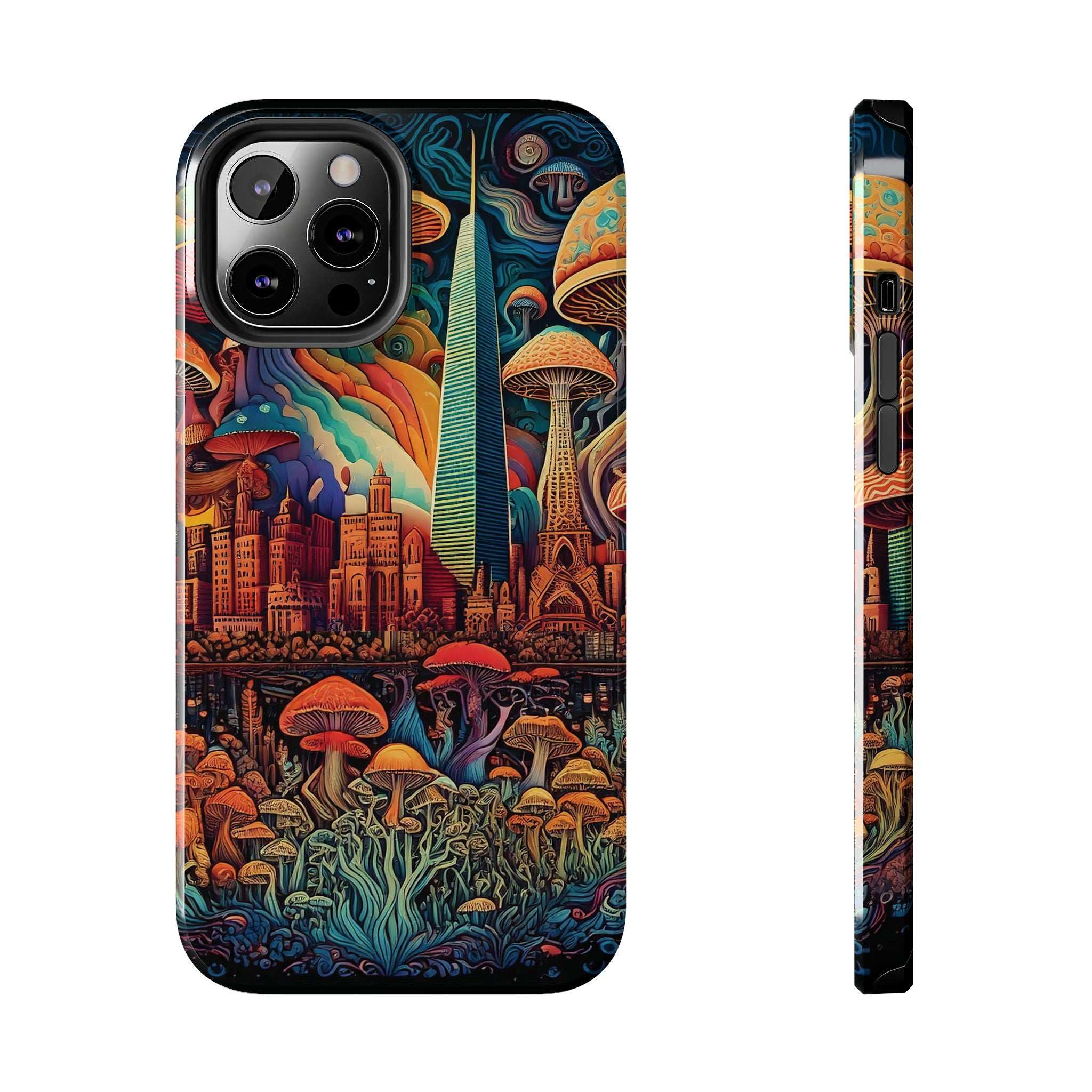 Phone Cases - Mushroom City Growth Design - CTDSF