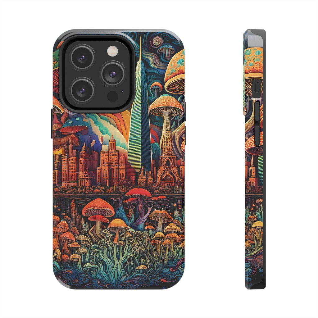 Phone Cases - Mushroom City Growth Design - CTDSF