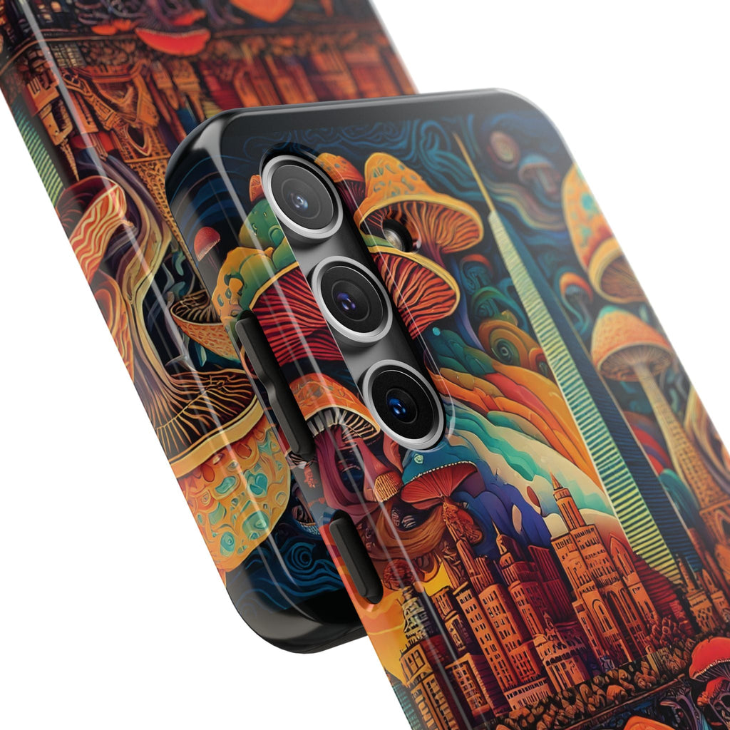 Phone Cases - Mushroom City Growth Design - CTDSF