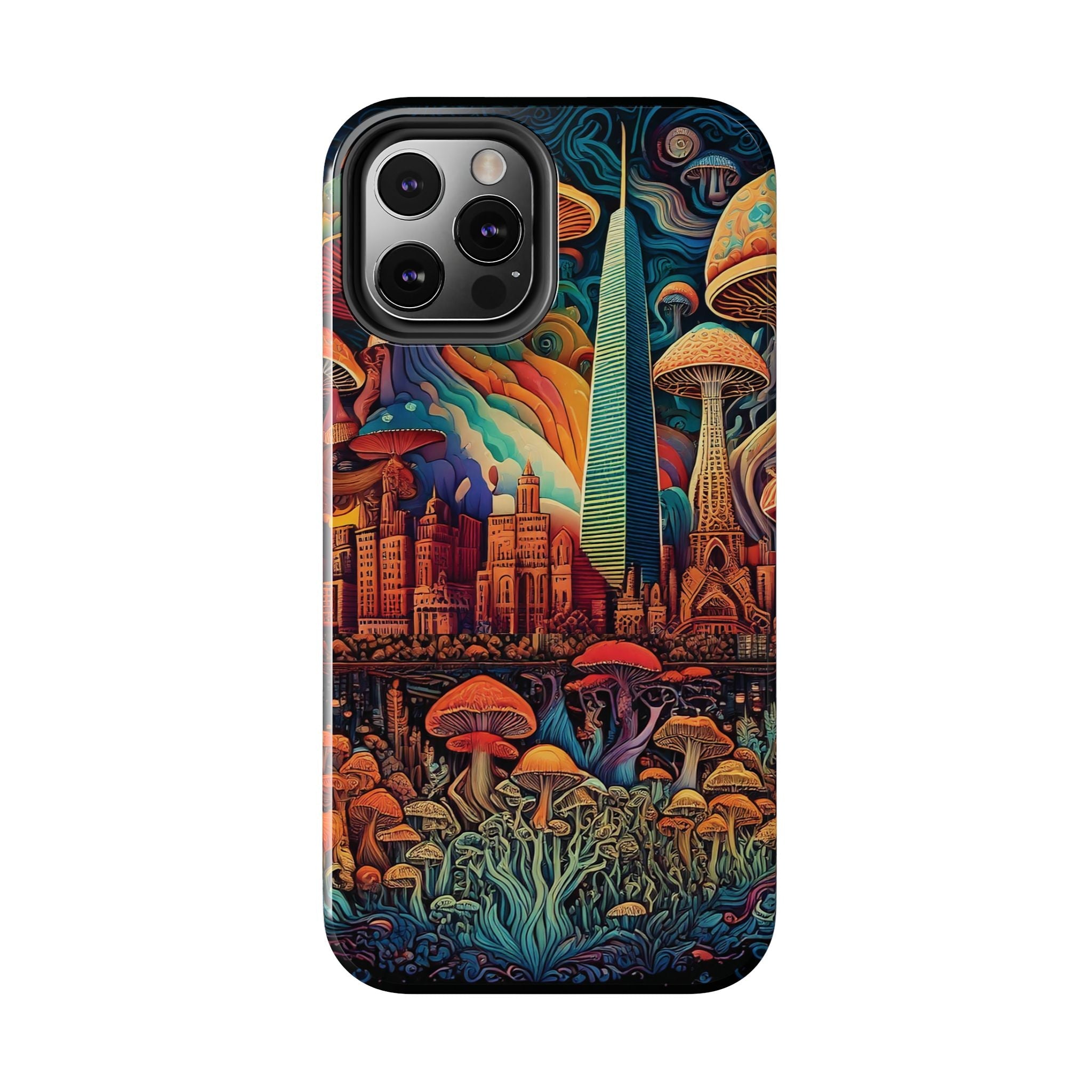 Phone Cases - Mushroom City Growth Design - CTDSF