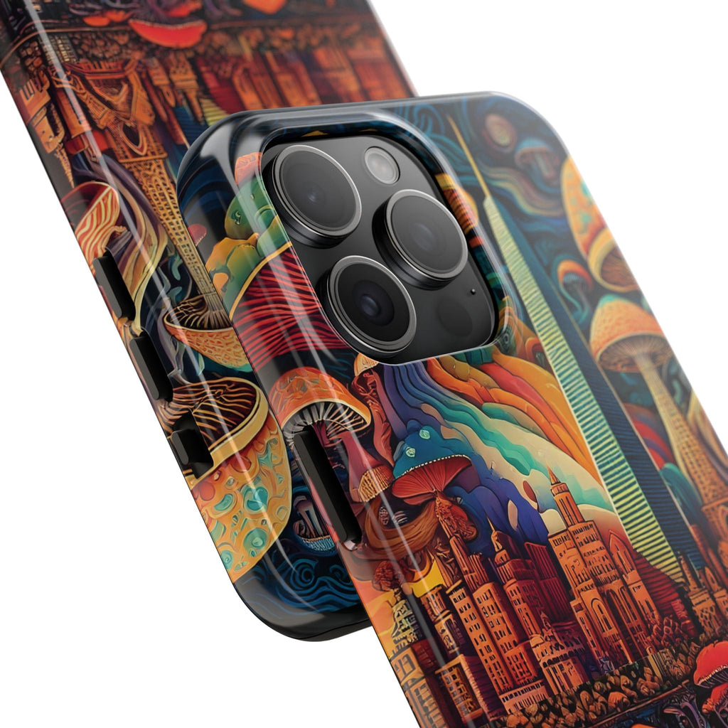 Phone Cases - Mushroom City Growth Design - CTDSF