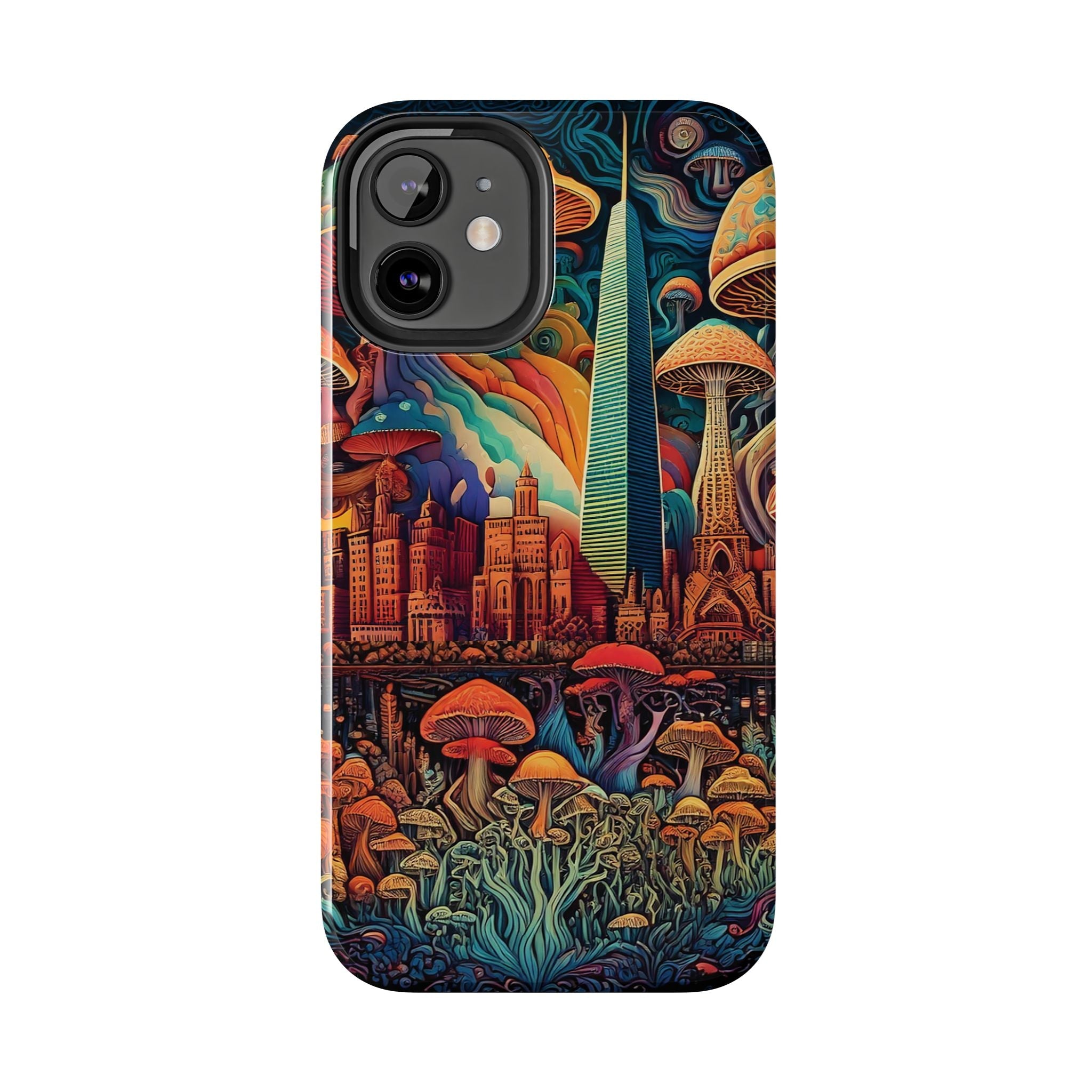 Phone Cases - Mushroom City Growth Design - CTDSF