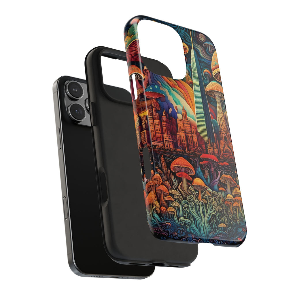 Phone Cases - Mushroom City Growth Design - CTDSF
