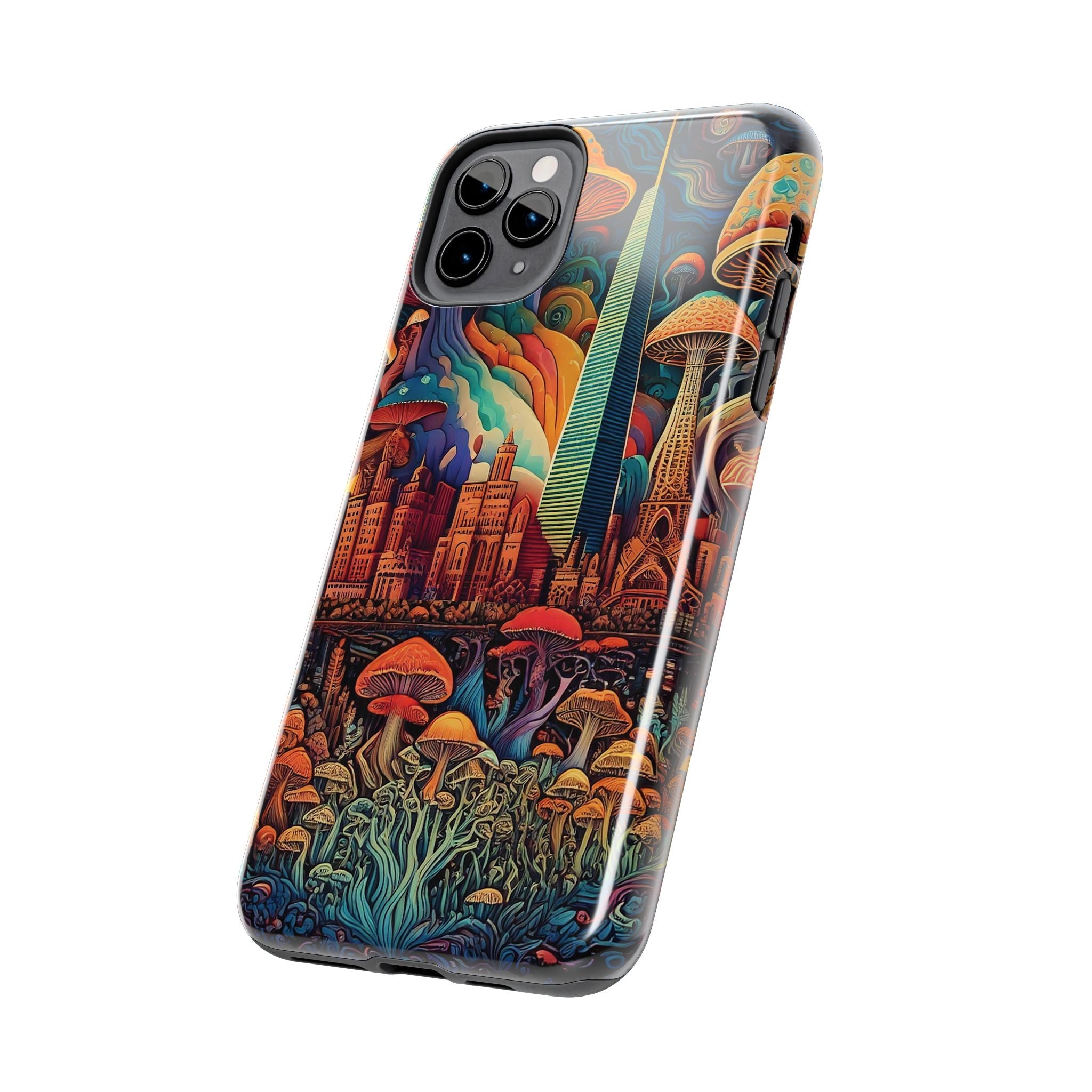 Phone Cases - Mushroom City Growth Design - CTDSF