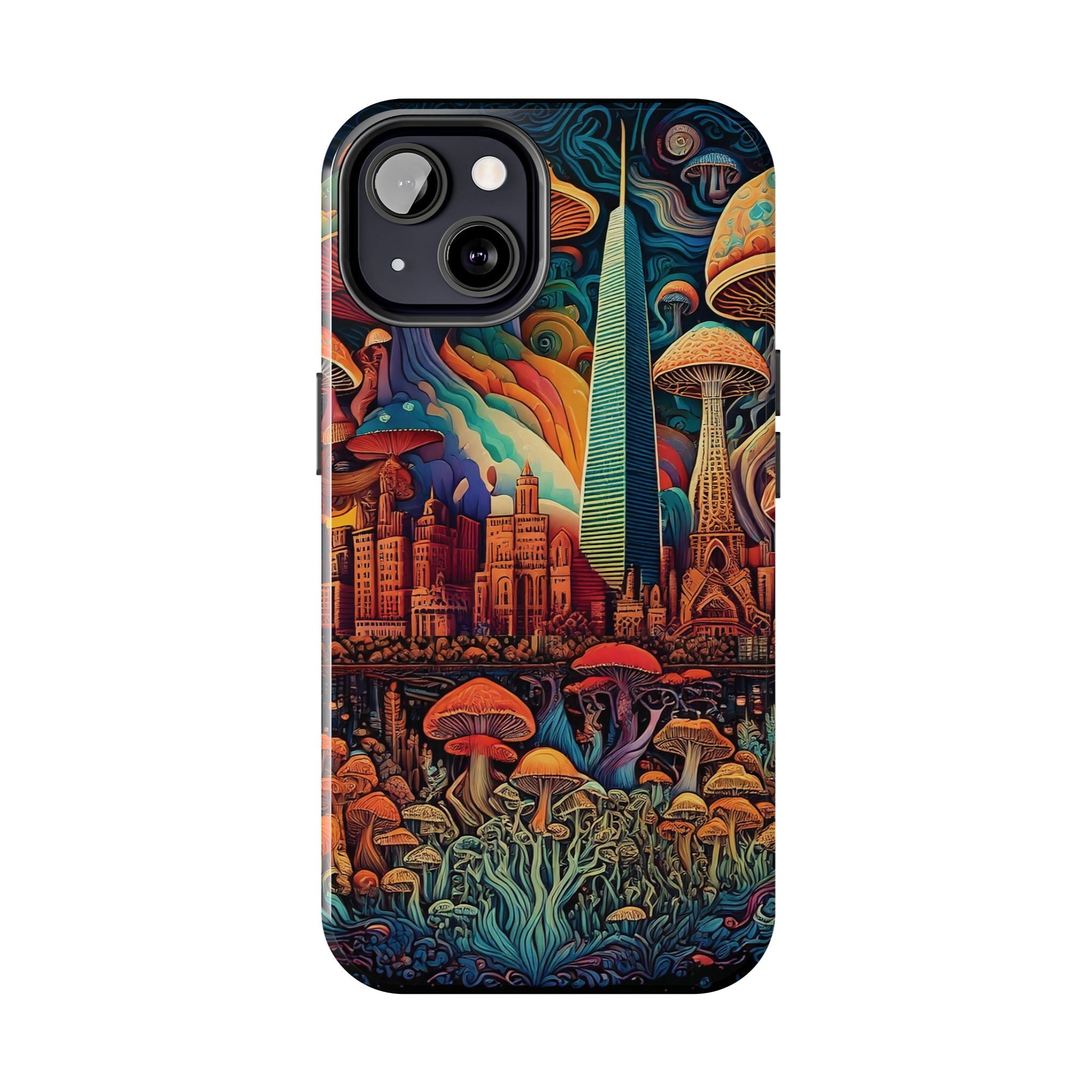 Phone Cases - Mushroom City Growth Design - CTDSF