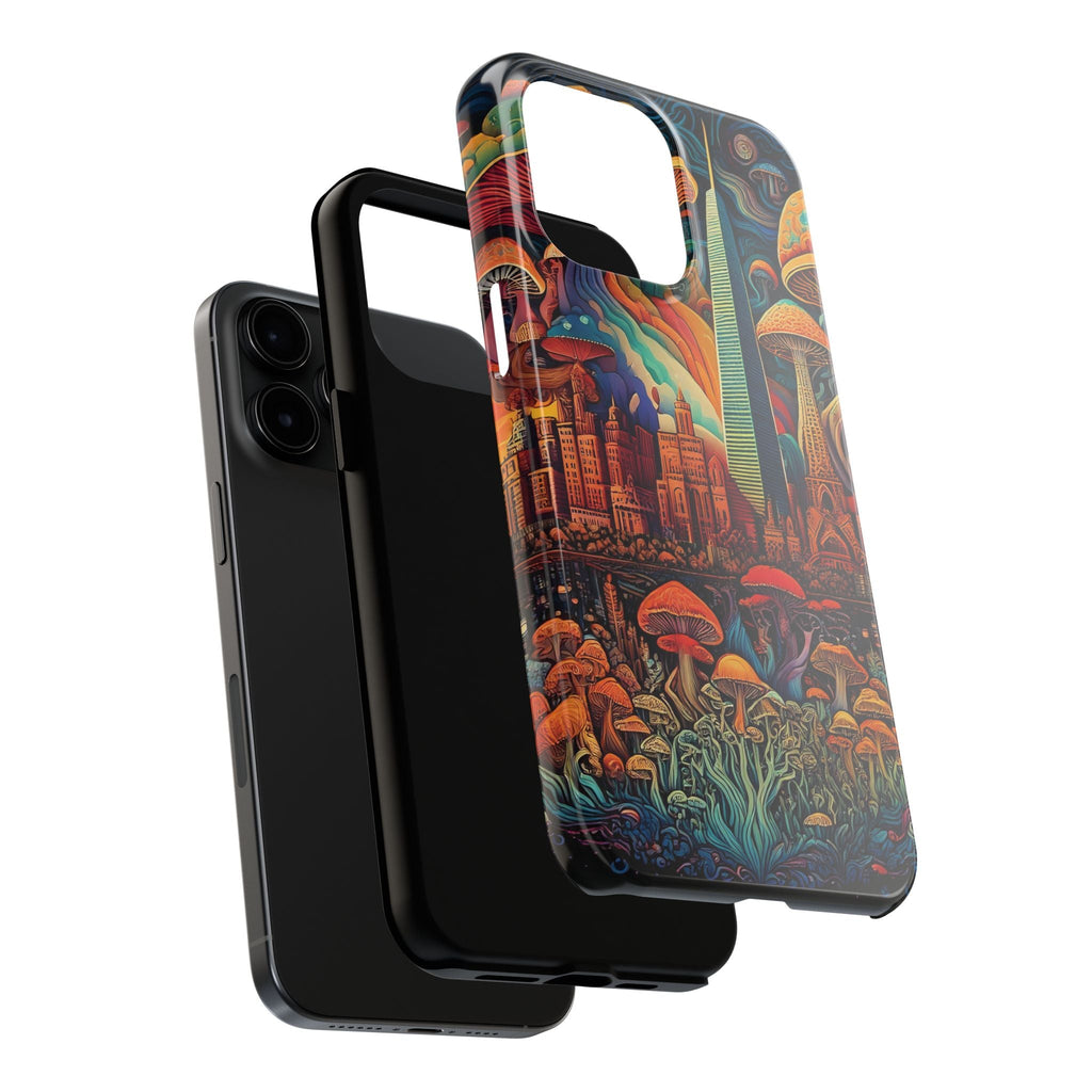 Phone Cases - Mushroom City Growth Design - CTDSF