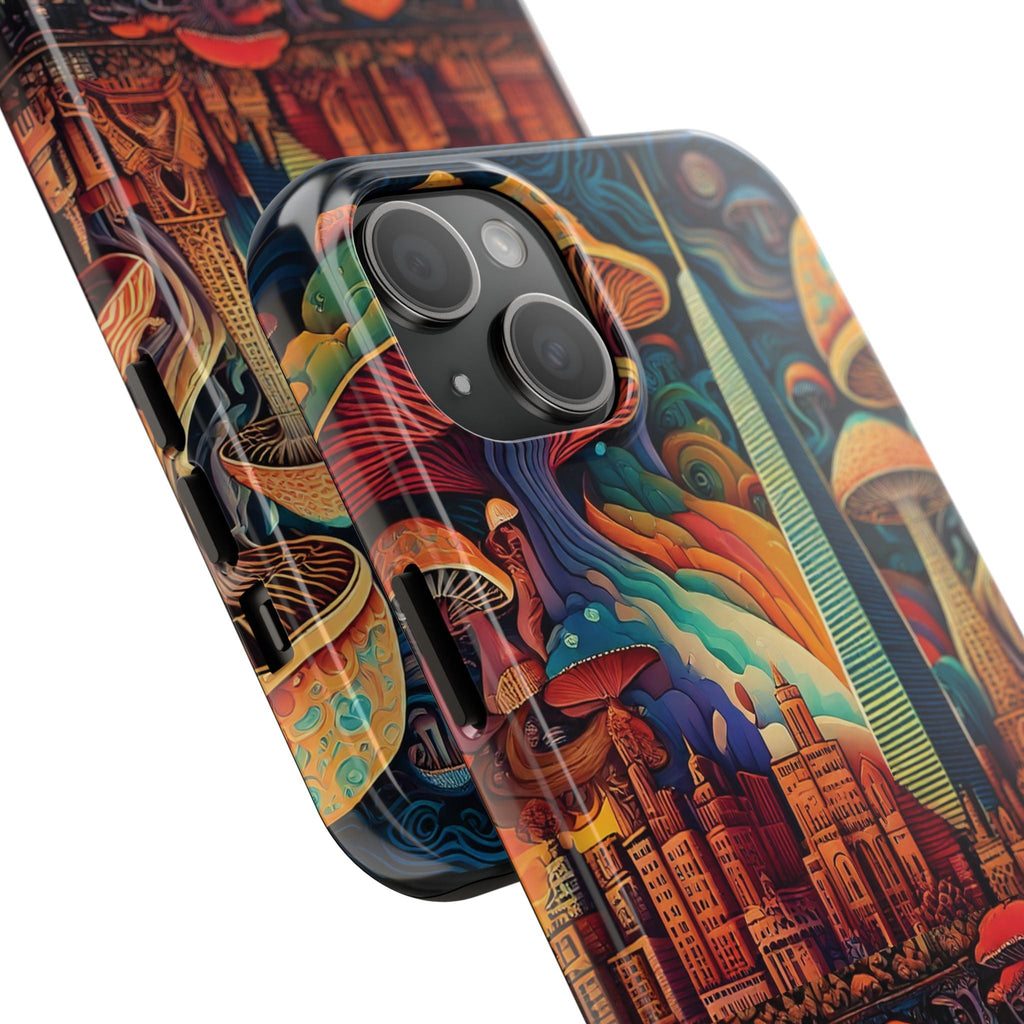 Phone Cases - Mushroom City Growth Design - CTDSF