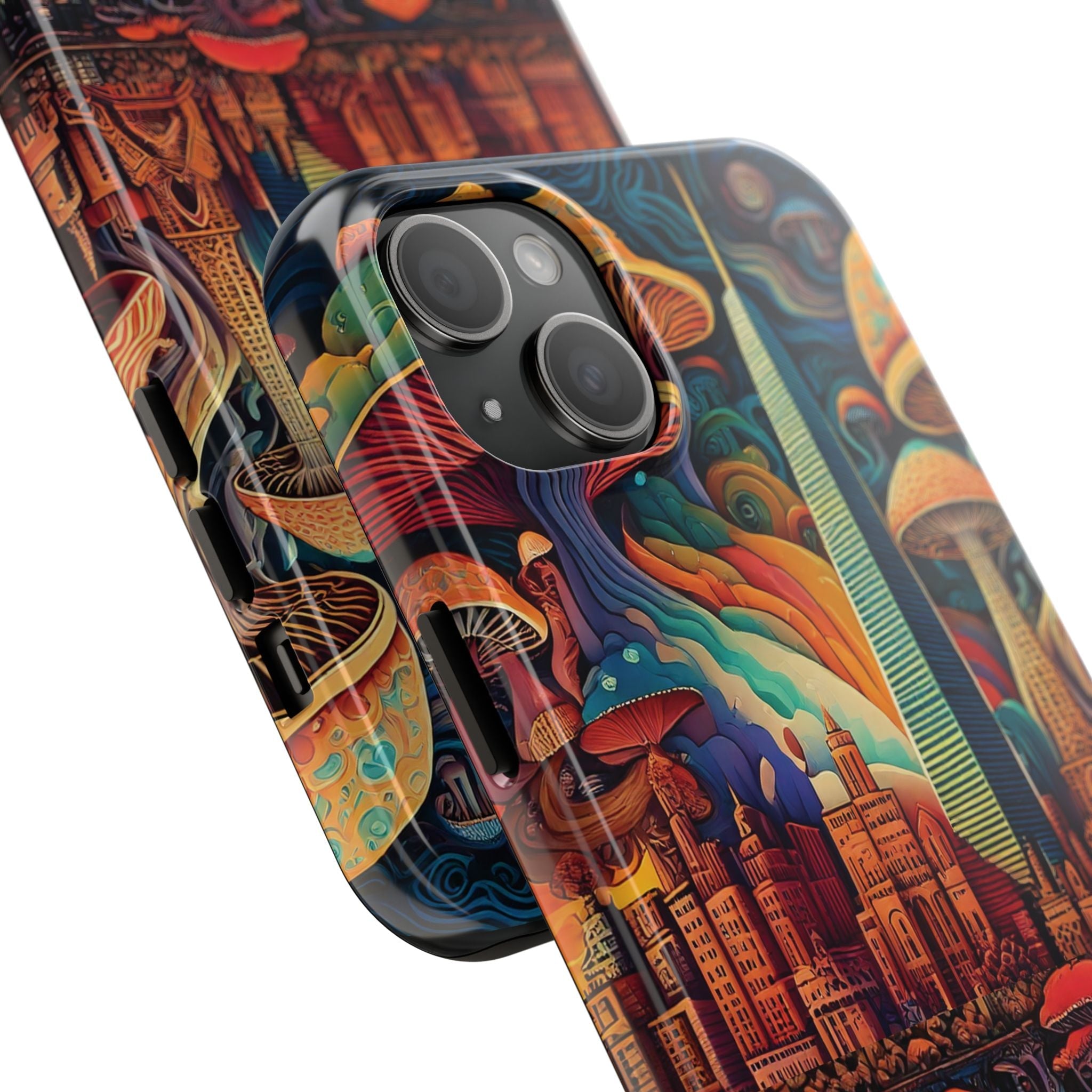 Phone Cases - Mushroom City Growth Design - CTDSF