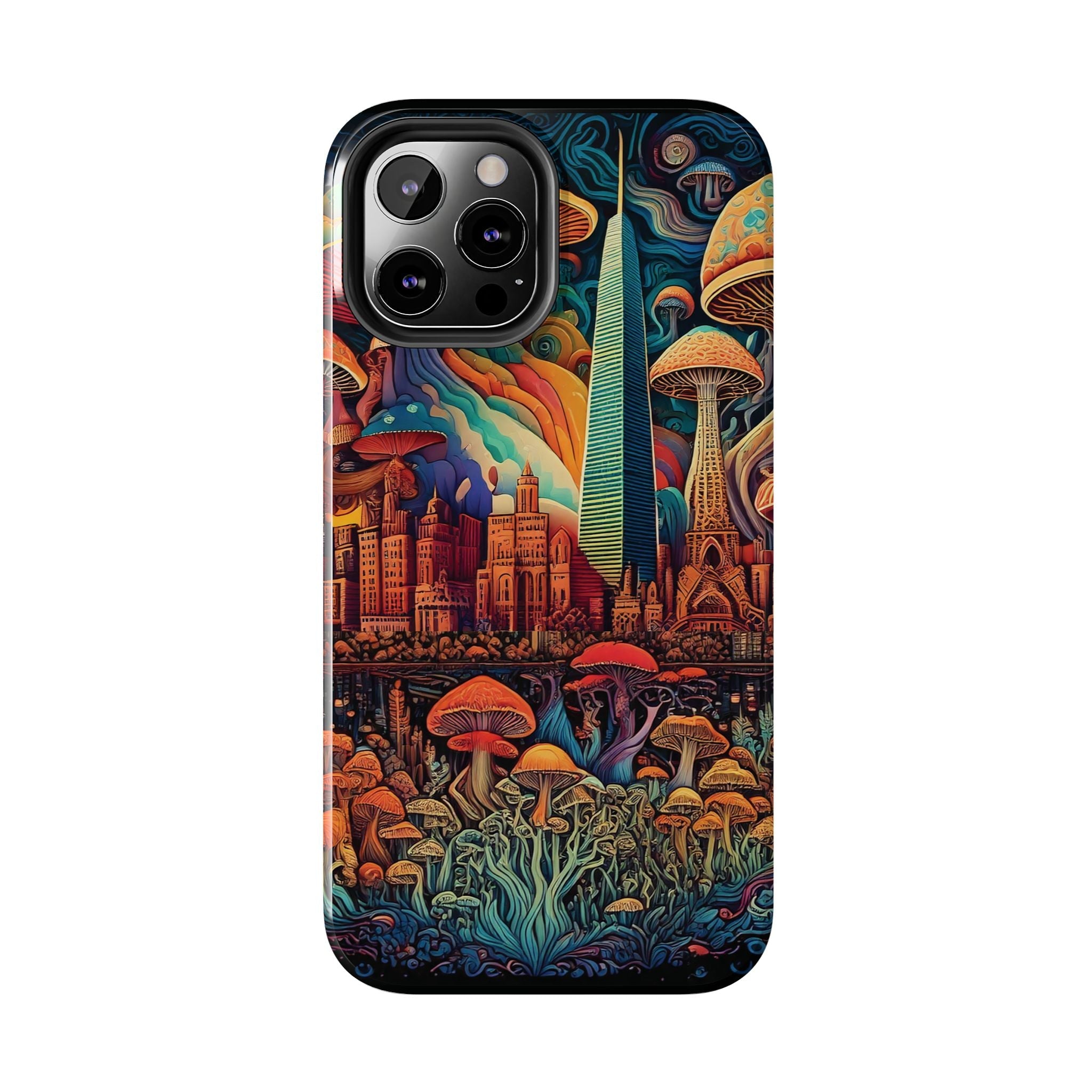 Phone Cases - Mushroom City Growth Design - CTDSF