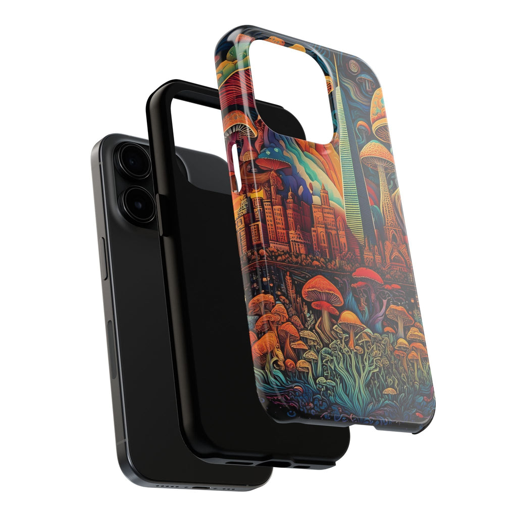 Phone Cases - Mushroom City Growth Design - CTDSF