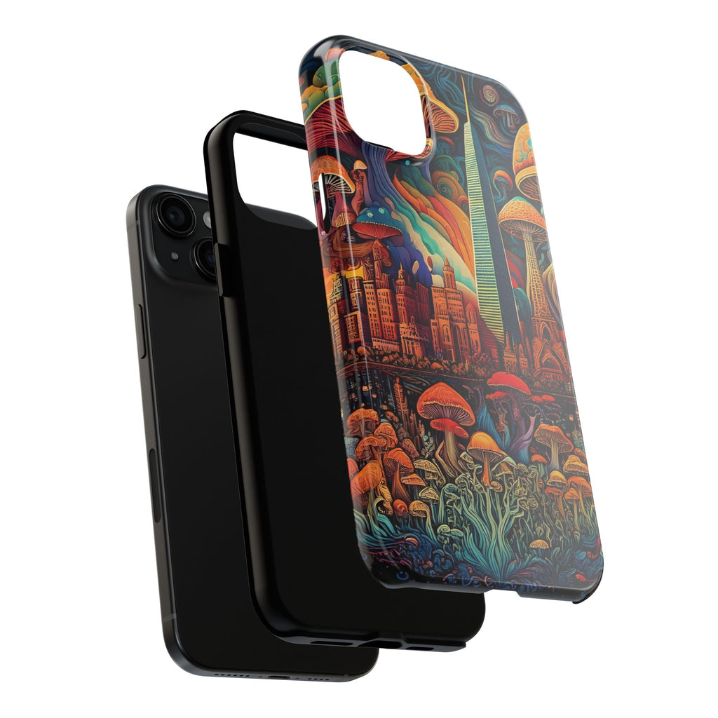 Phone Cases - Mushroom City Growth Design - CTDSF