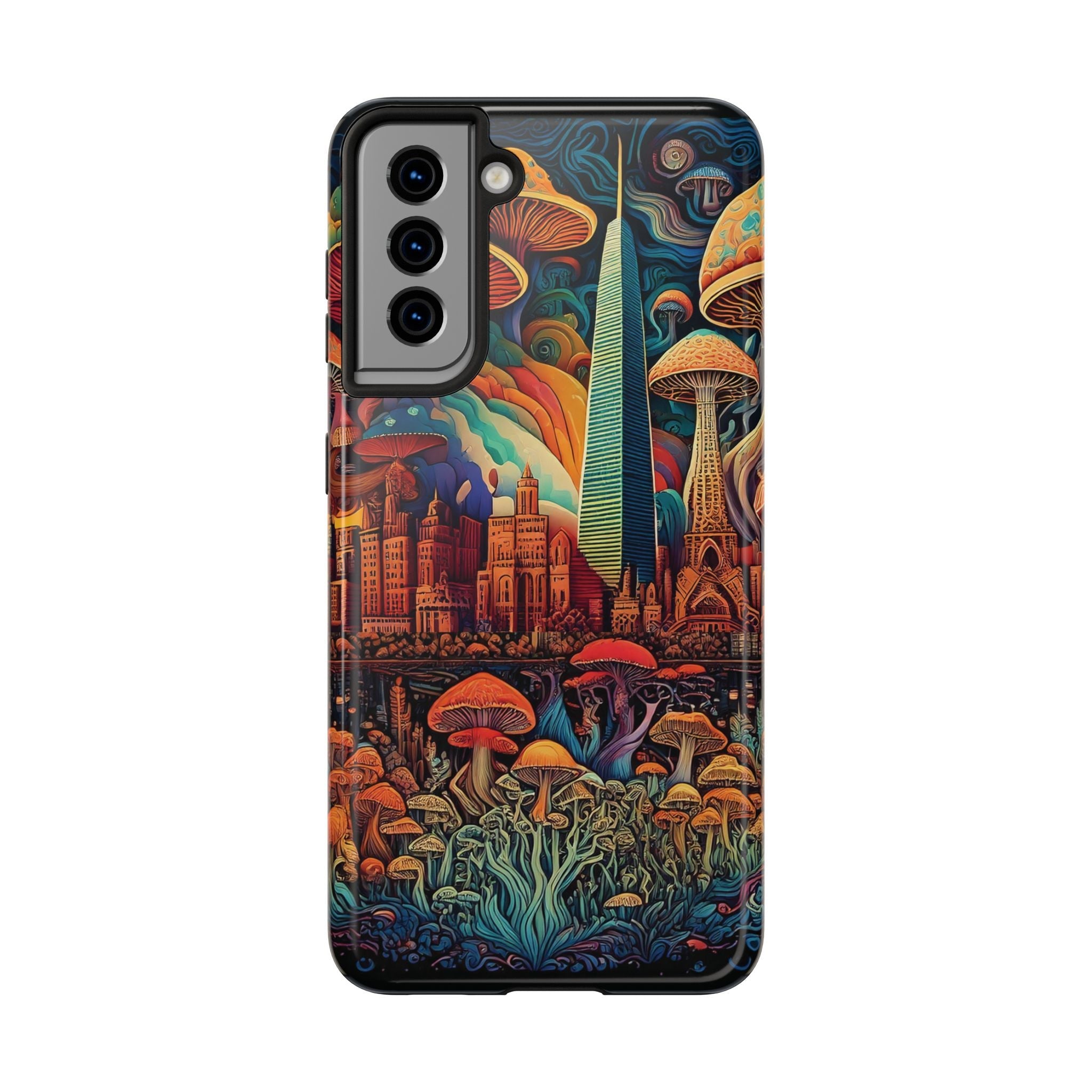 Phone Cases - Mushroom City Growth Design - CTDSF