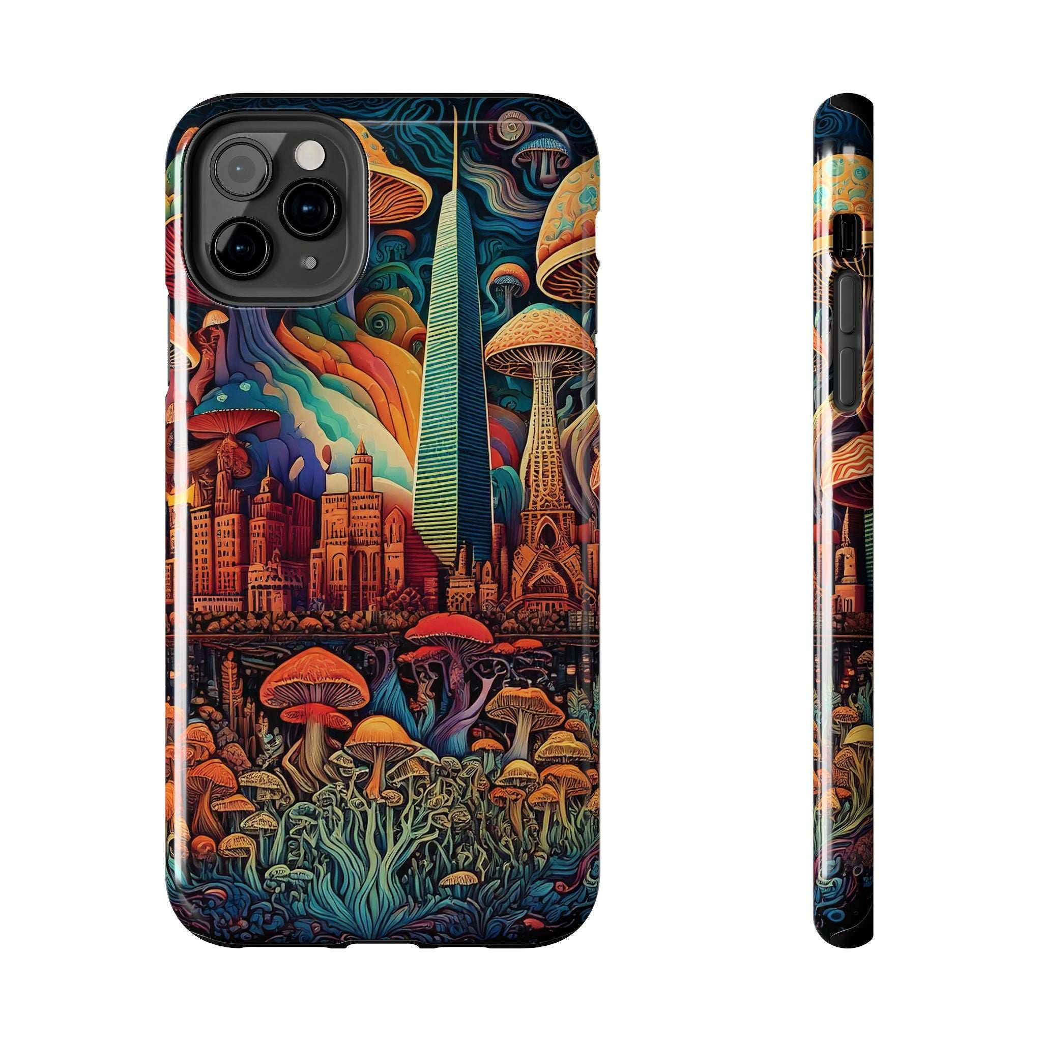 Phone Cases - Mushroom City Growth Design - CTDSF