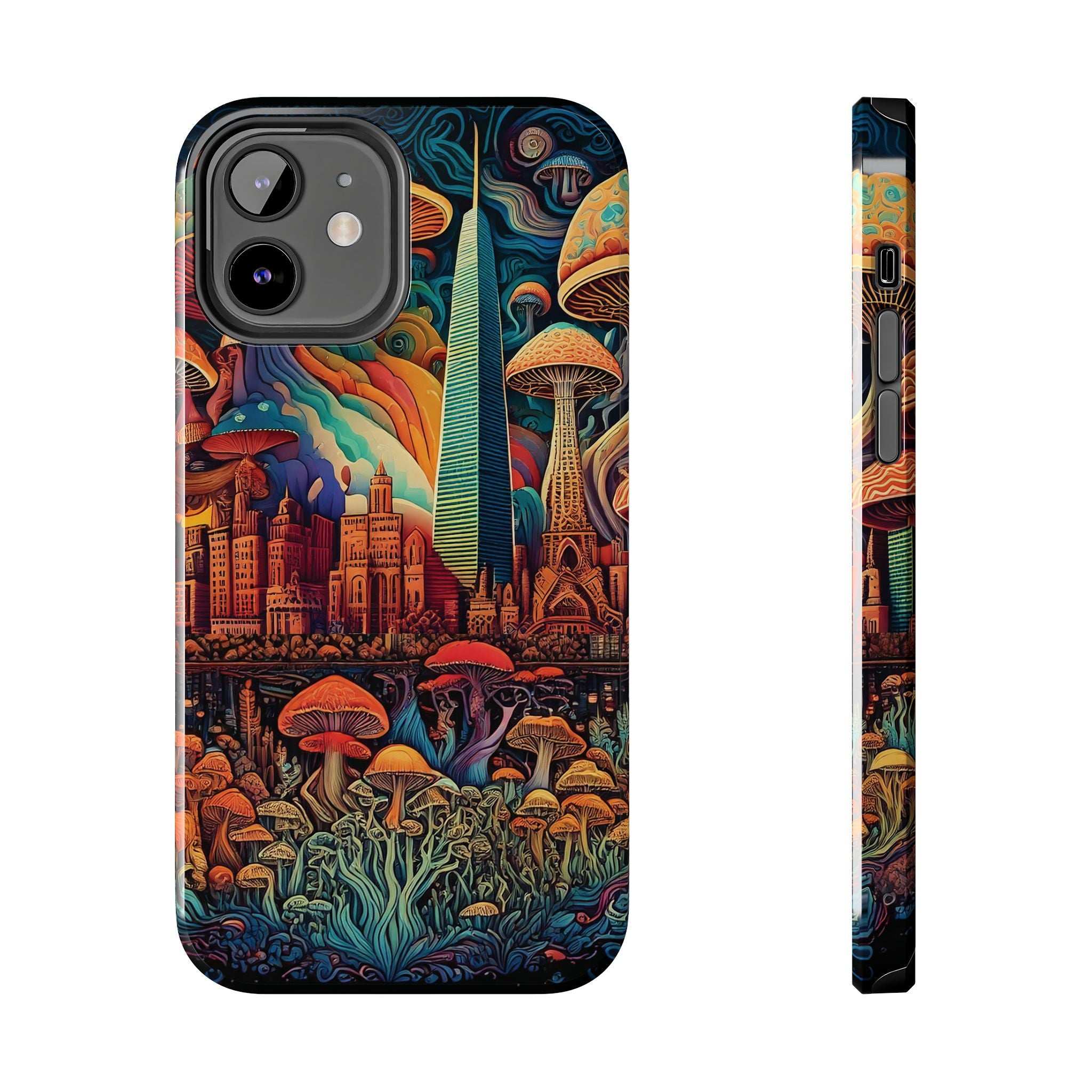 Phone Cases - Mushroom City Growth Design - CTDSF