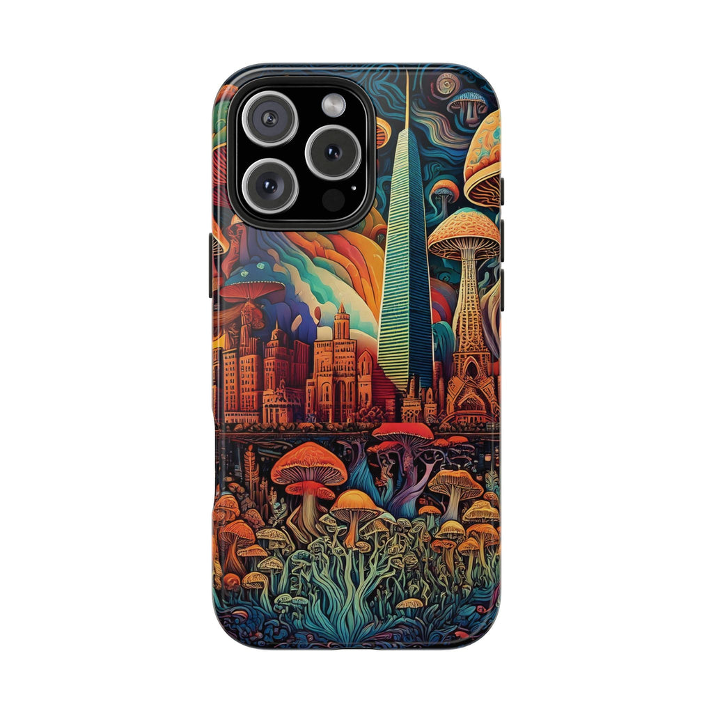 Phone Cases - Mushroom City Growth Design - CTDSF
