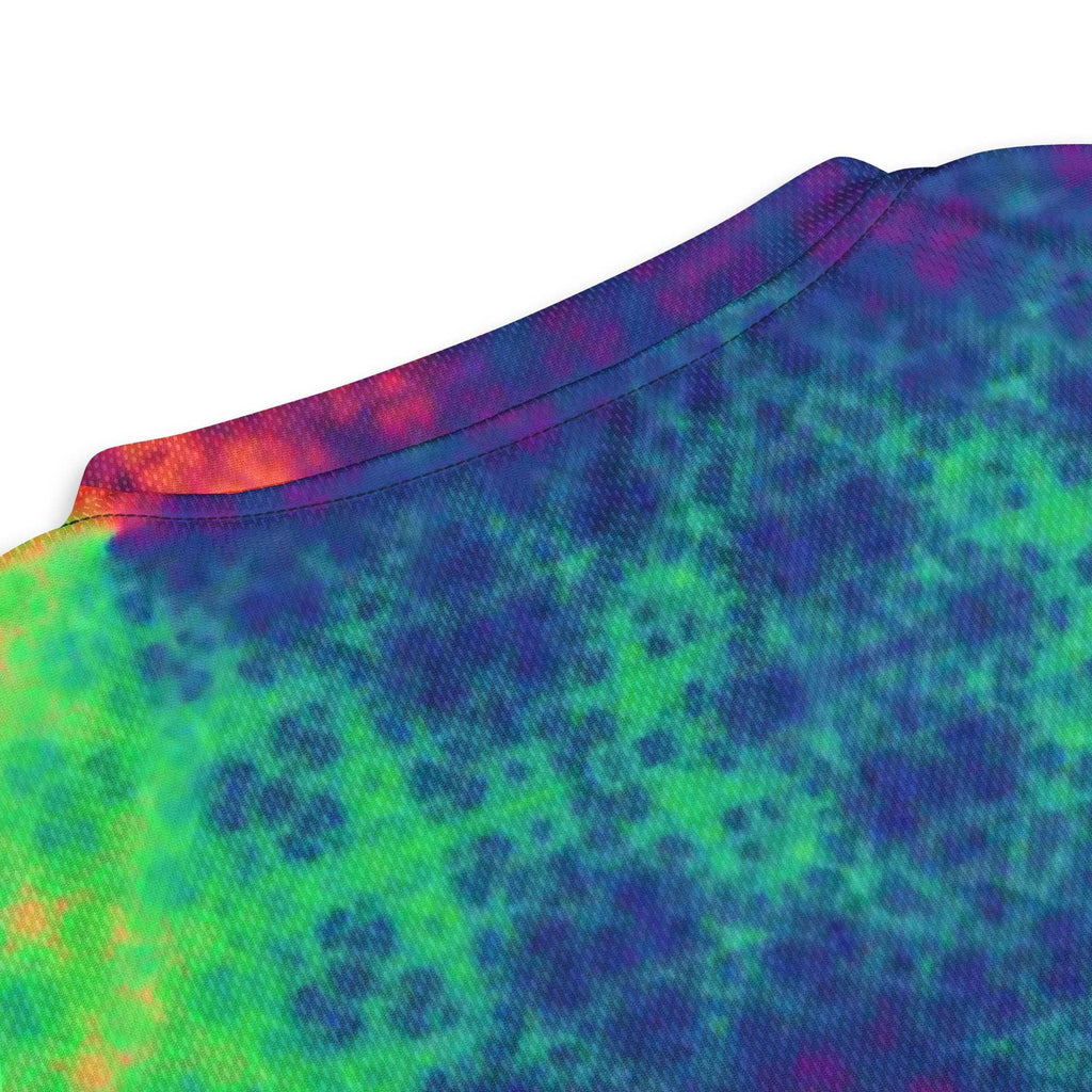 Rainbow fractled Recycled unisex sports jersey - CTDSF