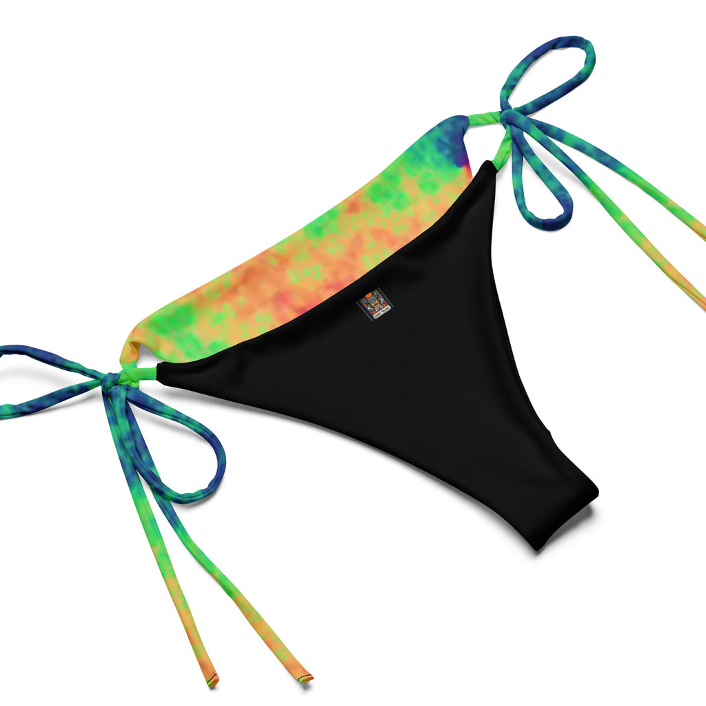 Rainbow 🌈 🌈 print recycled string bikini - CTDSF