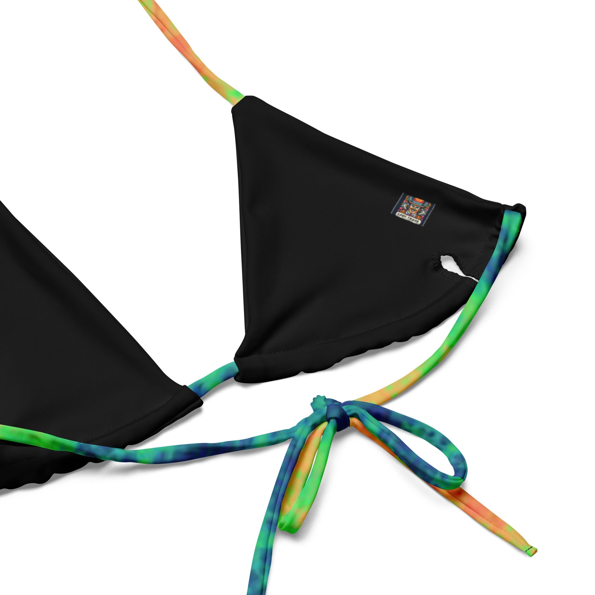 Rainbow 🌈 🌈 print recycled string bikini - CTDSF