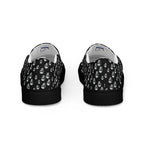 Skull Print Women’s slip - on canvas shoes - CTDSF