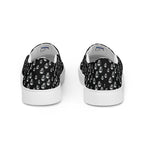 Skull Print Women’s slip - on canvas shoes - CTDSF